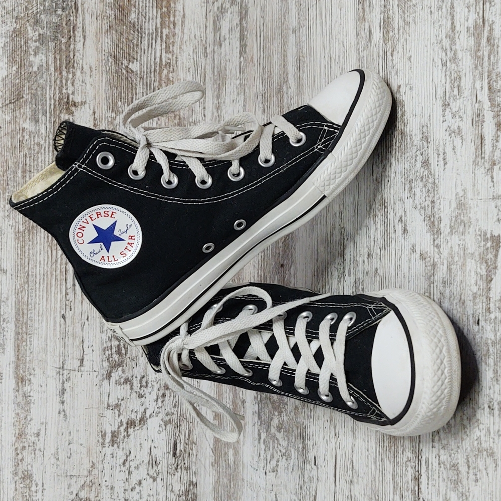 Converse CTAS Black Canvas Hi Top Sneakers